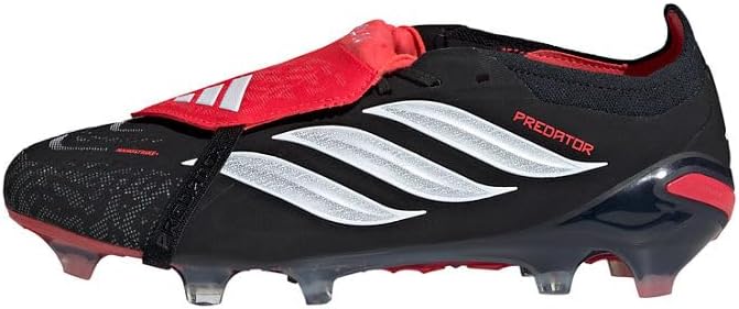 adidas Unisex Predator Elite FT FG Core blackFtwr White/Lucid red 9 US