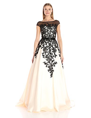 Buy Mac Duggal Women's Embroidered Lace 