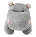 Baby Hippo Plush Toy | Super Soft Hippo Stuffed Animals | Cute Plushies for Kids' Bedroom or Playroom | 7-in Safari Stuffed Animals for Girls & Boys | Hippo Stuffed Animal Toys by Exceptional Home