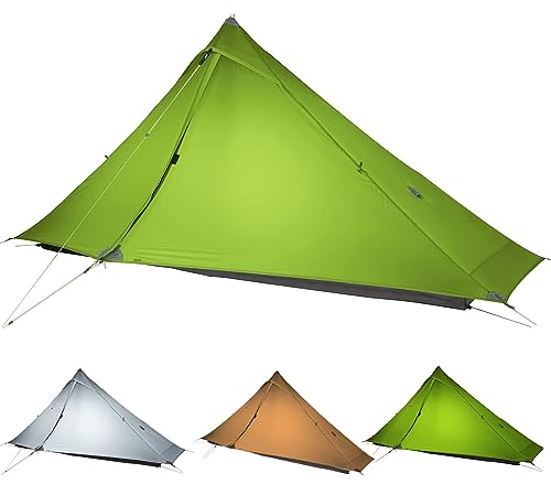 ROOMEDAL 3F UL Gear Lanshan PRO - Tenda ultraleggera per 3 stagioni, per 1-2 persone, impermeabile, professionale, per campeggio, trekking, kayak, arrampicata, escursionismo