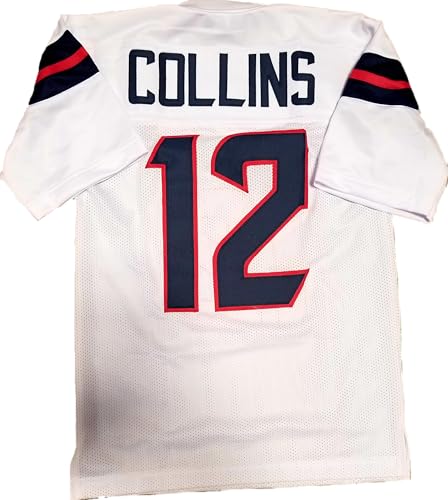 Custom Stitched Nico Collins Youth White Jersey (US, Alpha, Small, Regular, White)