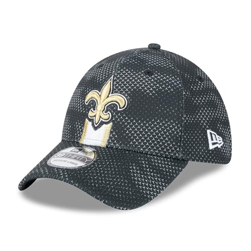New Era Men's Black New Orleans Saints 2024 Sideline 39THIRTY Flex Hat