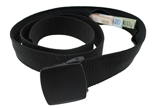 Thomas Bates Bulldog Web Money Belt (Black)