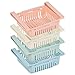 OFNMY 4pcs Organizador de Cajones Retráctil Ideal para Frigorífico,Cocina, Despensa, Nevera