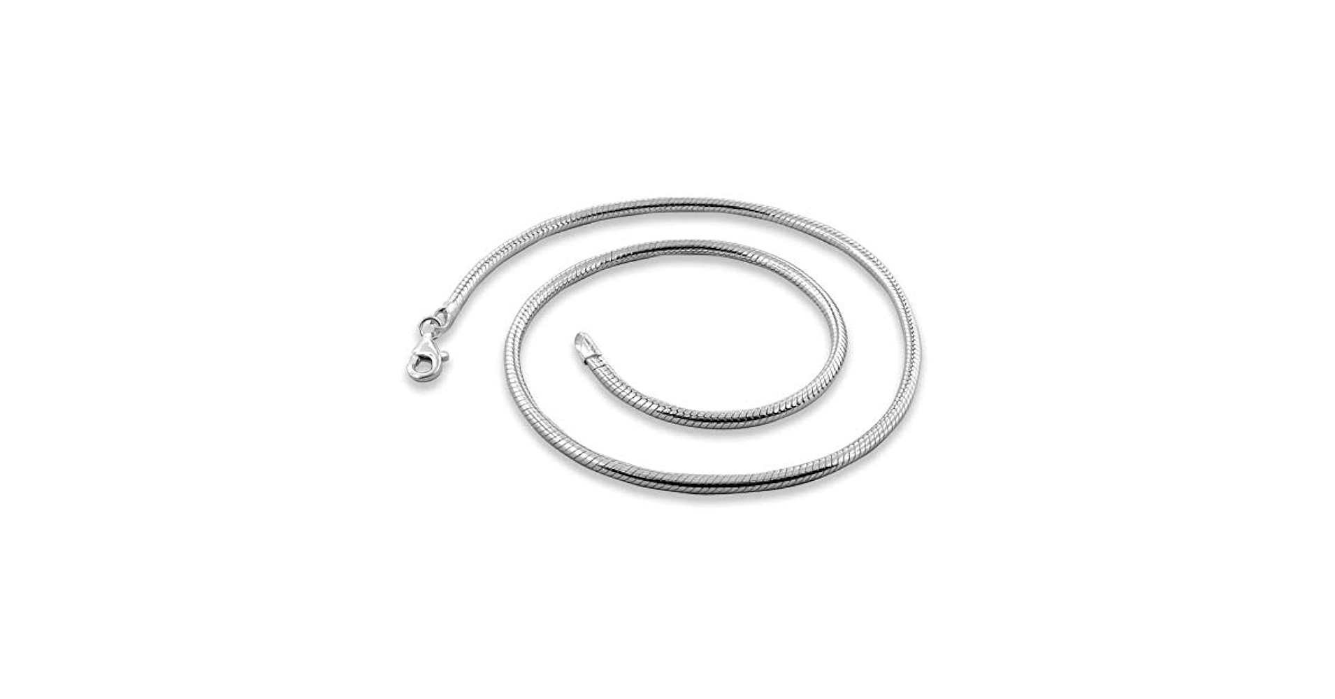Amazon.com: VN Jewelry Womens Mens Silver Chain necklace