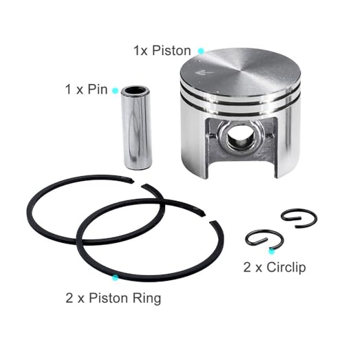 Segment de piston 42,5 mm contre la perte de puissance MS250 MS230