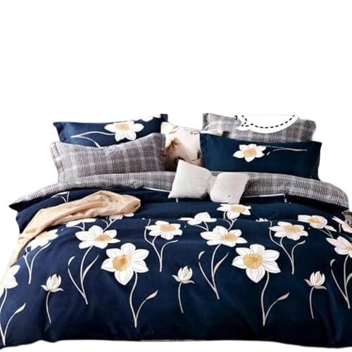 Image of NewUnique Double Bedsheet with Two Pillow Cover King Size Jaipuri Print