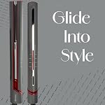 CHI Lava Glide Fer à cheveux, Lève-cheveux en céramique pour styling lisse & Brillante longue durée, réchauffage rapide pour le redressage professionnel, 1"