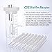 KHZKHC 1000mL CDC Biofilm Reactor, Lab Anaerobic Cell Culture Bottle, with Magnetic Stirring, High Borosilicate Glass for Industrial Anticorrosion & Environmental Science Studies