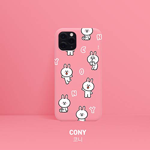 Line Friends Pattern Case Iphone 12 Pro Max - Cony Rose Pink #TOP1