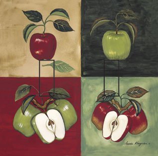 Apples & Vine Double Toggle SwitchStix Peel and Stick Switch Plate Cover Décor - 1 unit