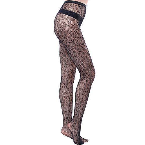 Image of Fishnet Stockings Lace Patterned Tights High Waist Pantyhose Fishnets for Women