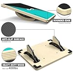 Sportneer 2-in-1 Balance Board – Adjustable Wobble & Slant Board for Core Strength, Stretching, Rehab, Standing Desk, Home Gym Workout - Image 5