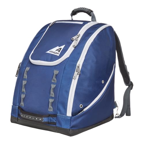Athalon Everything Ski Boot Bag – Gear Pack with Ventilated Boot Compartments, Waterproof Bottom...