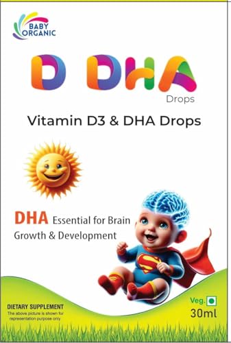 Image of Vitamin D3 & DHA Drops for Babies | 30 ml (PACK OF 1)