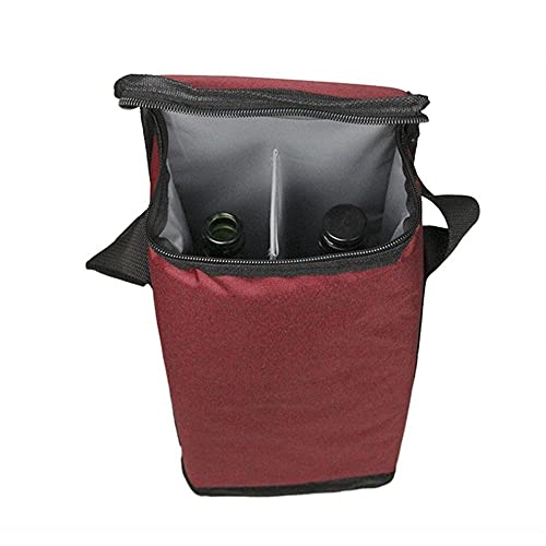 Bolsa/Sacola Térmica Portátil Para Transporte de Garrafas de Vinho - Porta Bebida - WineBag Duplo