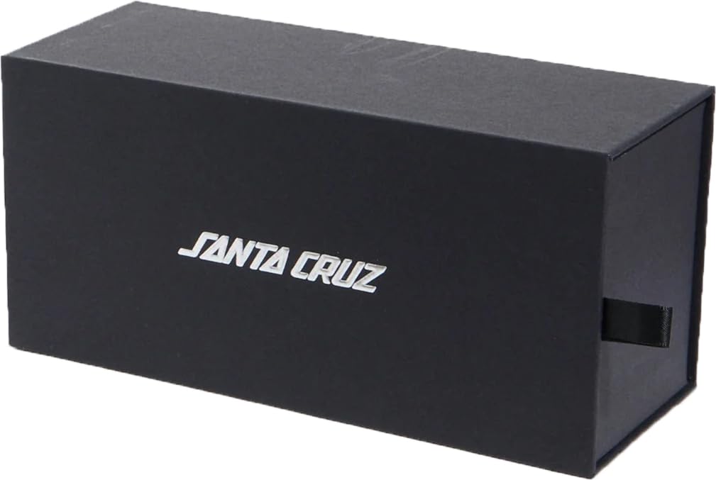SANTA CRUZ Occhiali da sole specchiati blu ciclismo corsa strip reacer con custodia rigida -lenti protezione raggi UV 100%