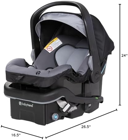 Baby Trend EZ-Lift™ PRO Infant Car Seat, Dash Black – Lightweight Premium Carry, Plush Infant Cushioning, Adjustable Harness Support — view 10