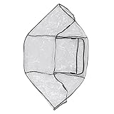 [Vue transparente] Le design clair permet à votre tout-petit de profiter du paysage tout en restant protégé des éléments météorologiques.