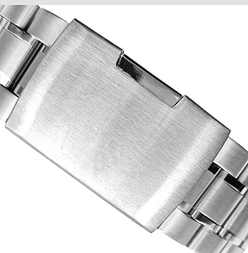 Bracelet montre maillons acier inoxydable argent 20mm 22mm 24mm - 4