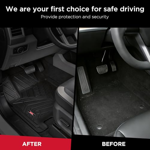 Rubbermaid Car Mats for Ford F250 F350 F450 F550 2017–2026 Crew Cab | All Weather Floor Mat Custom Fit Rubber Waterproof Heavy Duty Truck Mats Front Rear (Bucket Seat w/Under Seat Storage) by Rubbermaid - Image 4