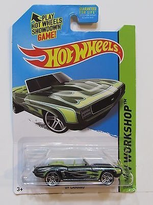 Hot Wheels Toys R Us Exclusive HW Workshop '69 Camaro Dark Green#213/250