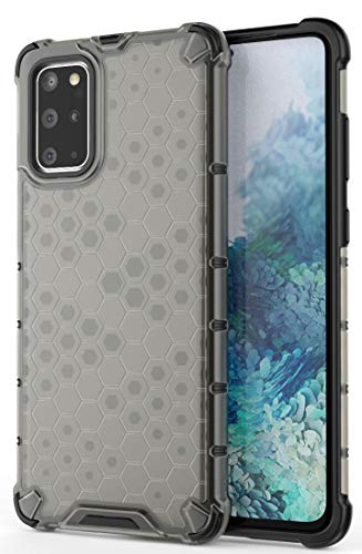 Image of Glasgow | for Samsung Galaxy S20 Plus Honeycomb Dual Layer Hard Back Bumper Case Cover for Samsung Galaxy S20 Plus - Black