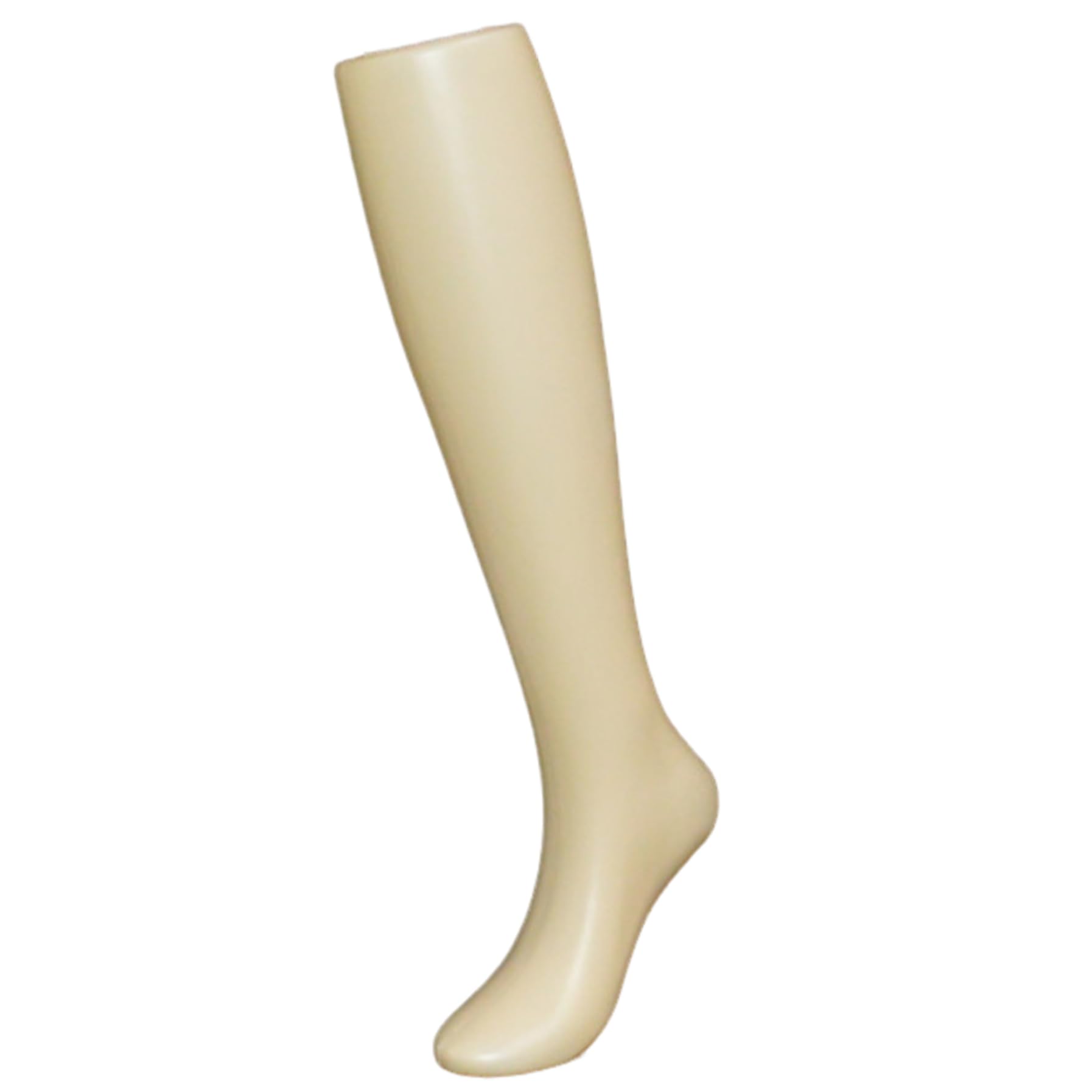 Uanqfegy Women's Skin Color Foot Mannequin For Socks, Pe Realistic Leg Display For Shops, Retail Stores & Exhibitions