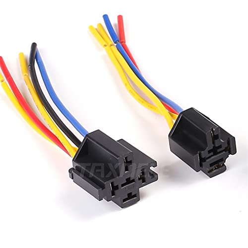 Relé automotriz universal JD1914 12V 40A con sellado estanco premium 6