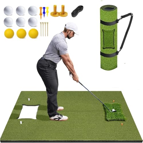Tapis de golf pour jardin et fête le kit portable pour jouer en extérieur et intérieur