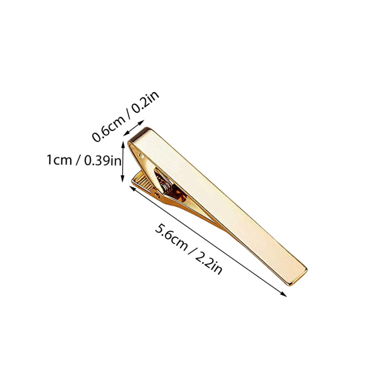3 Stück-pack Goldene Krawattenklammern aus Kupfer für Herren Klassisch und Stilvoll für Hochzeiten und Business Meetings Praktisches und Modisches Accessoire
