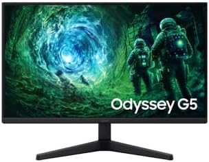 Samsung 27" Odyssey G5 G53F, QHD 2560x1440 (2K), IPS, 200 Hz, 1 ms, HDMI, DP, Gaming Monitör, LS27FG530EUXUF - Görsel 1