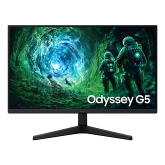 Samsung 27" Odyssey G5 G53F, QHD 2560x1440 (2K), IPS, 200 Hz, 1 ms, HDMI, DP, Gaming Monitör, LS27FG530EUXUF