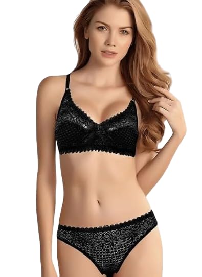 falam enterprise Women's Lingerie Sexy Push up Lace Bra | Underwear Bikini & Panties Set | Underwired Lingerie Set for Women & Girls, Padded Bra & Bikini Panty Set Sexy Lingeries-picture-33
