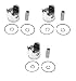 JSP Manufacturing 3 PK Top End Piston Kit Compatible with Yamaha GP1200R GPR1200 XLT1200 XR 1800 PV OEM# 66V-11631-00-A0