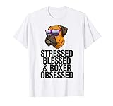 Photo Gallery stressed blessed & boxer patriotic flag shirt dog gifts maglietta Photo Gallery stressed blessed & boxer patriotic flag shirt dog gifts maglietta