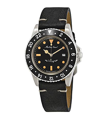 Mathey-Tissot Rolly Vintage Black Dial Mens Watch H900ALN