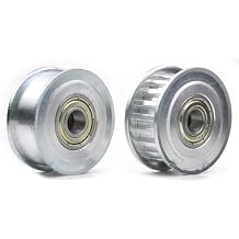 XL 12T Timing Belt Tensioner Pulley Smooth Idler Pulley 3mm Bore For 10mm Width Belt XL12T, Smooth surface, Bore 3mm