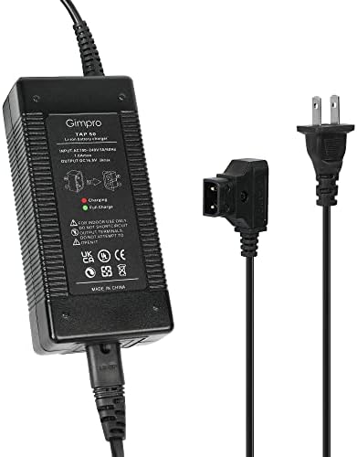 Moman D-Tap Charger with D Tap Cable for V-Mount/V Lock Battery/Power99 NANOONE, Battery Power Adapter for Sony Camera DSLR [DC 16.8V/3A]