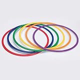 S&S Worldwide 19" Spectrum Agility Rings (Set of 6)