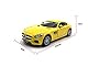 ICE TOYS Maßstabsgetreues Modellauto mit Tür zum Öffnen (AMG Gelb)