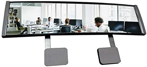 New! High Definition Wide Angle Rear View Mirror for PC Monitors or Anywhere: EX Large by ModTek (2 pack)