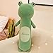 Lulihhhh 50/70/90/110cm Waldtier Zylindrisches Kissen Cartoon Streifen Kissen Plüschtier Puppe Plüschpuppe-Frosch,50cm