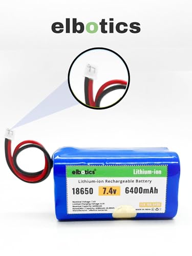 Image of 7.4V 6400mAh Li-ion Rechargeable Battery Pack JST-PH 2.0 /2P Plug Lithium-ion Batteries for Electronics Products, Toys Lighting Bluetooth Equipment Fit for RC Helicopter Car Truck & RC Boats