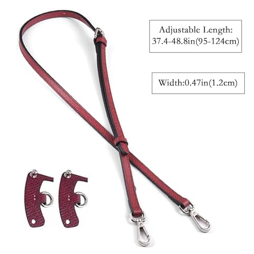 Image of Jiesinlov Leather Bag Shoulder Strap Replacement Crossbody Adjustable Conversion Kit Fit for Mini Pouch