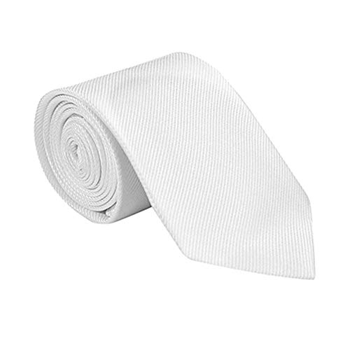 Cherished Moments Boys Classic White Stripe Tie 45 inch