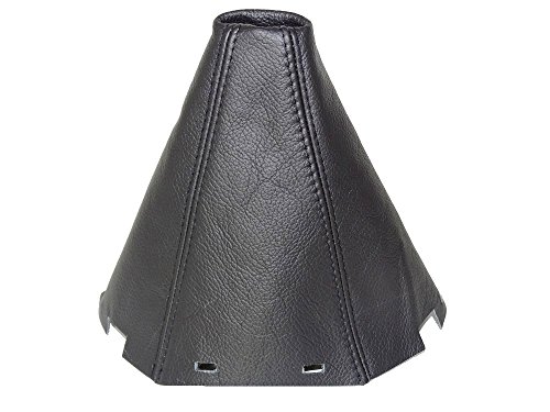 The Tuning-Shop Ltd for Nissan NAVARA D40 2006-2012 Shift Boot Black Genuine Leather