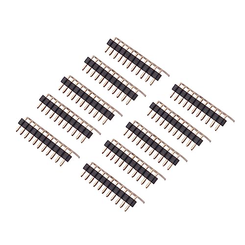 Conector macho de pines de hilera única recta Milisten para montaje de circuitos 5