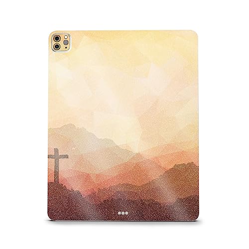 Image of MightySkins Carbon Fiber Skin Compatible with Apple iPad Pro 12.9 inch M2 6th Gen (2022) Full Wrap Kit - Salvation | Protective, Durable Textured Carbon Fiber Finish | Easy to Apply | Made in The USA
