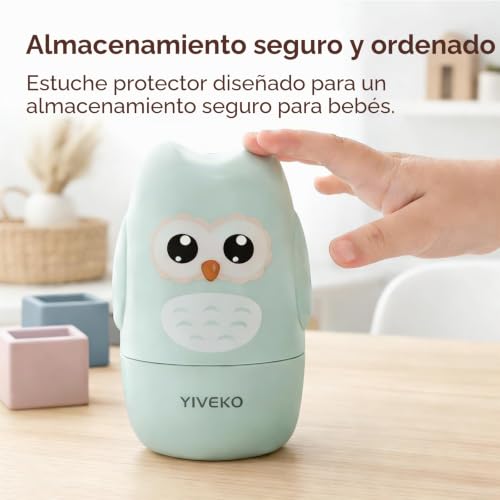 Miniatura 7 de Yiveko Kit De Uñas Para Bebé, Juego De Cuidado De Uñas 4 En 1 Con Bonito Estuche, Cortaúñas Para Bebé, Tijeras, Lima De Uñas Y Pinzas, Kit De Manicura Para Bebé Y Kit De Pedicura Para Recién Nacidos